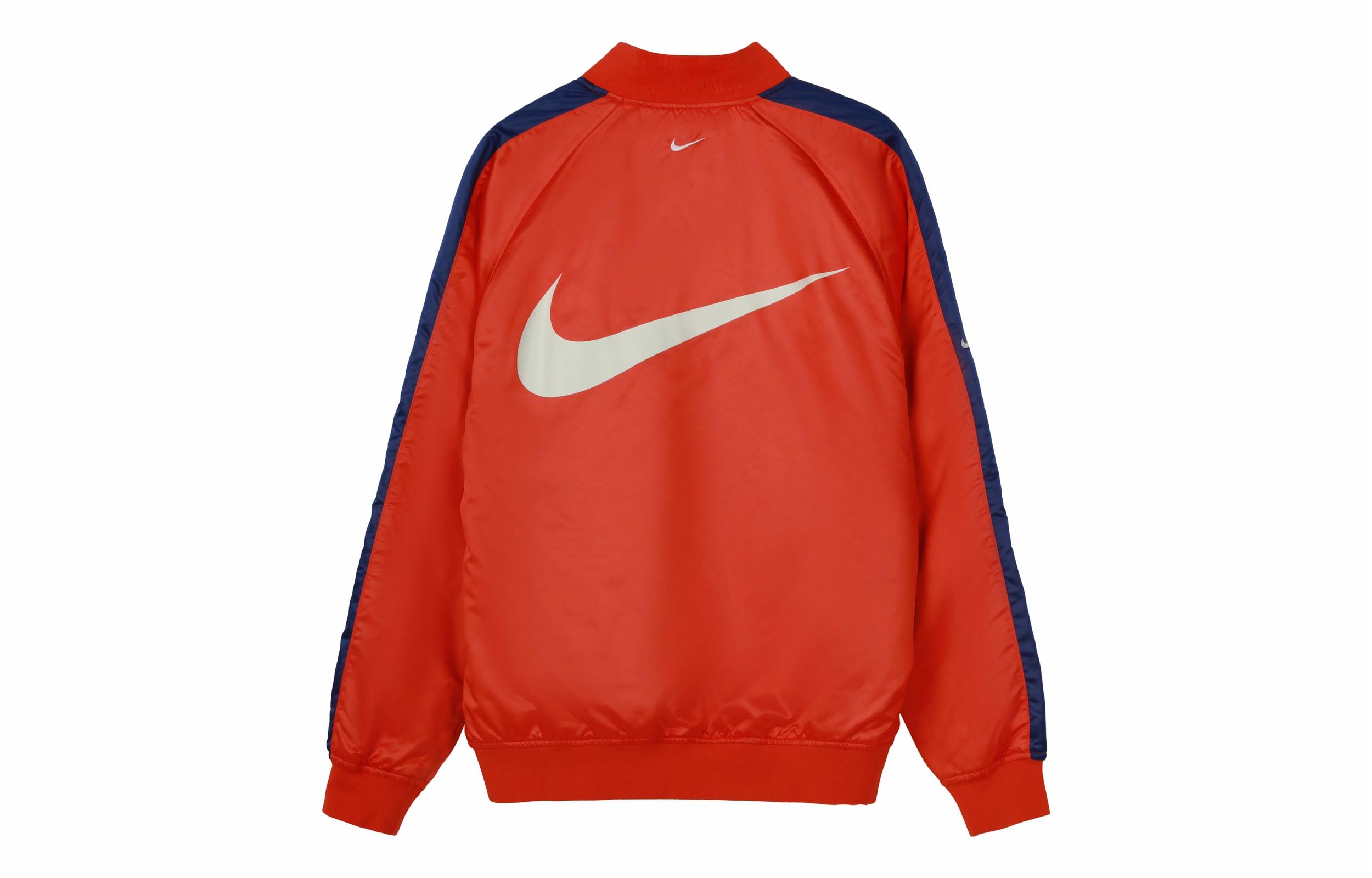 Мужская куртка Nike Swoosh Bmber (оранжевая) — фото 2