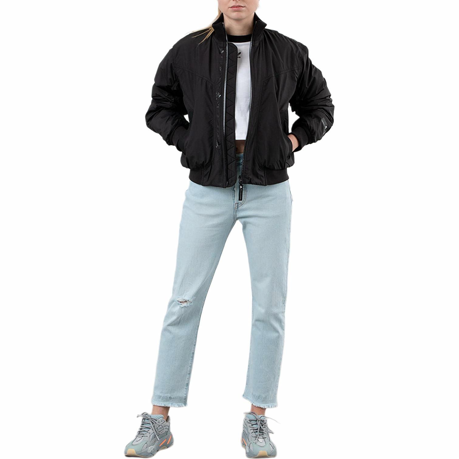 Куртка adidas Bomber Jkt (черная) — фото 5