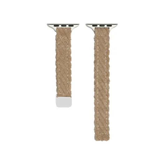 IBOANN Watch Band Apple Compatibility Knitted Fabric Material