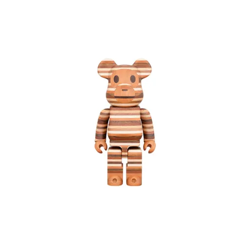 BE@RBRICK 400% BABY MILO(R) HORIZON Wooden Cool Trendy Doll 28cm
