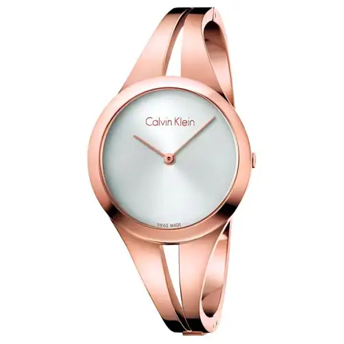 CALVIN KLEIN Wrist Watches Quartz Movement Stainless Steel Strap 28mm White Dial Women's Watch 30m Water Resistant