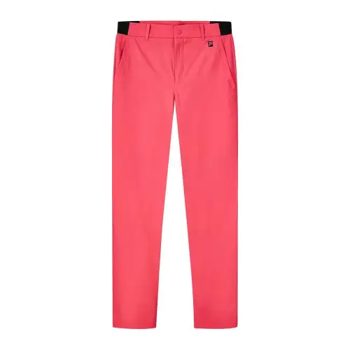 FILA Golf Knitted Sweatpants Men's Peach Plum Pink