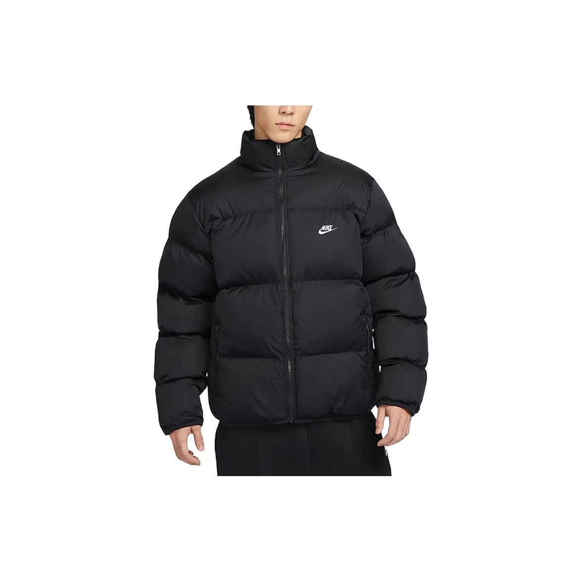 Куртка Nike Sportswear Club (черная) — фото 3
