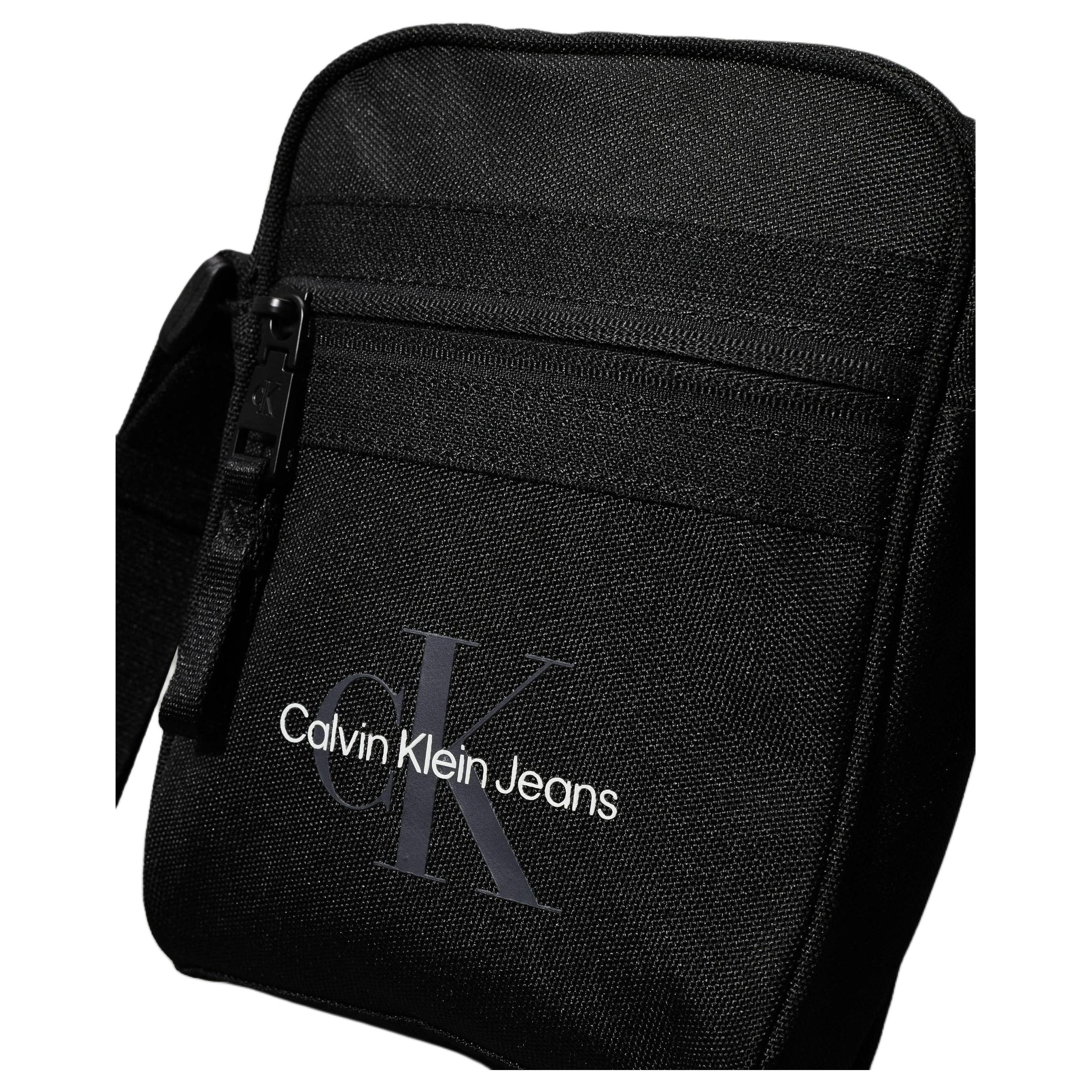Мужская сумка CALVIN KLEIN Logo Reporter (черная) — фото 3