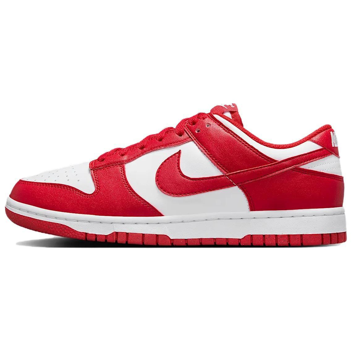 Nike Dunk Low Next Nature «Святой Иоанн» мягкий Удобное тонкое дно нескользящие Износостойкий с низким вырезом панель обувь женский красный