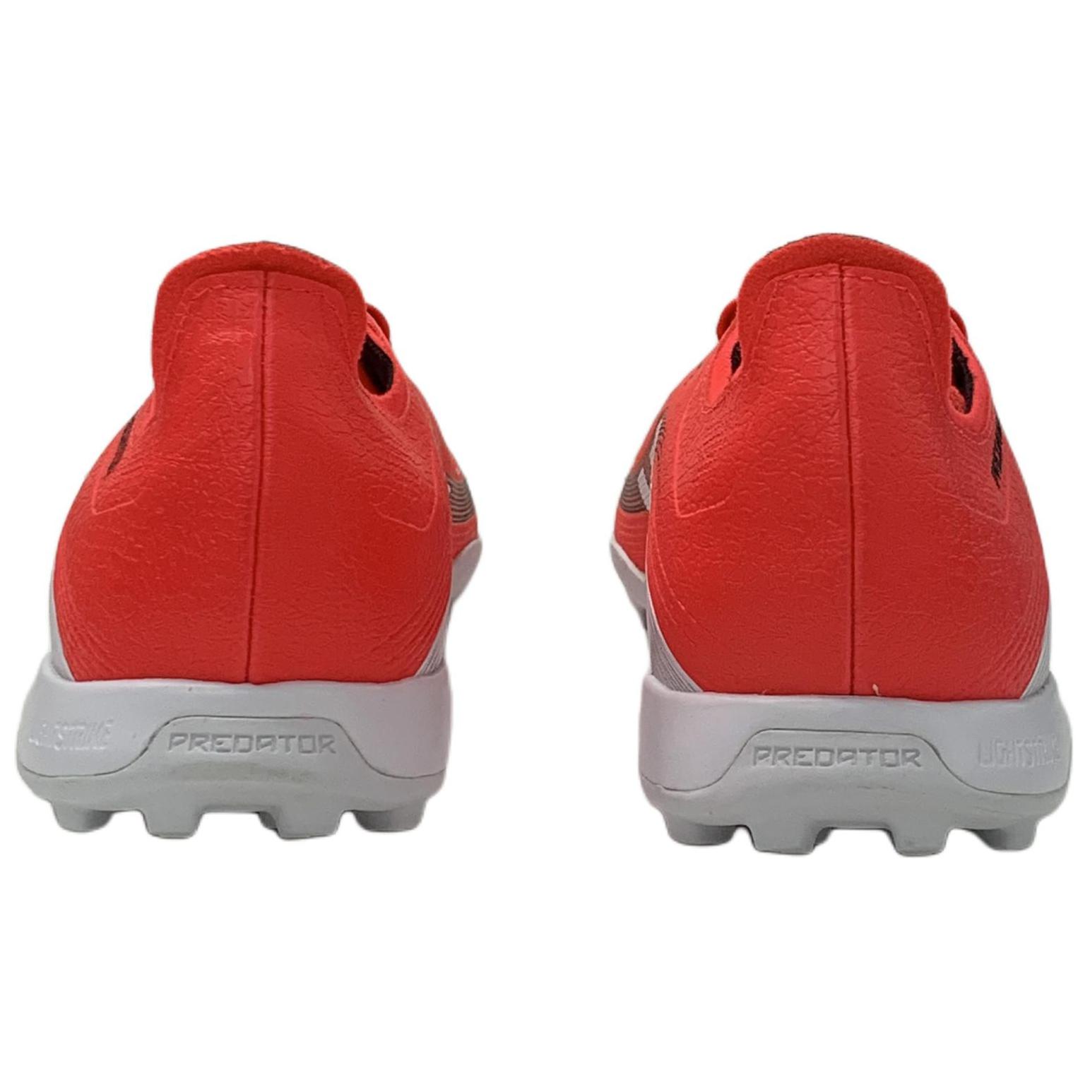 Adidas PREDATOR ELITE Slip Resistant Abrasion Resistant Soccer Shoes Unisex Red