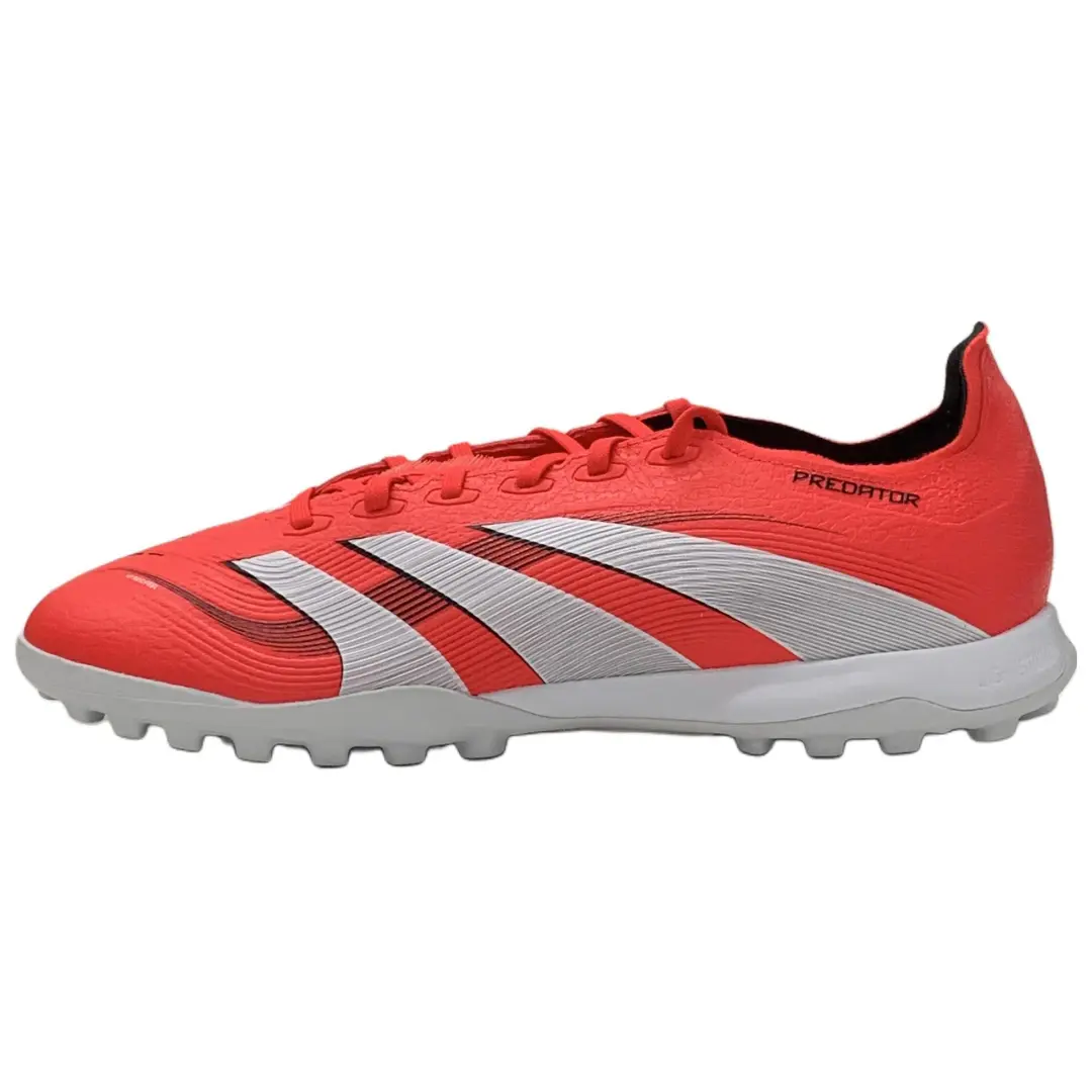 Adidas PREDATOR ELITE Slip Resistant Abrasion Resistant Soccer Shoes Unisex Red