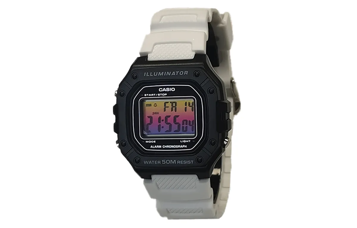 CASIO Custom Collection Quartz Movement Resin Strap Watch Men's Watches Black Dial