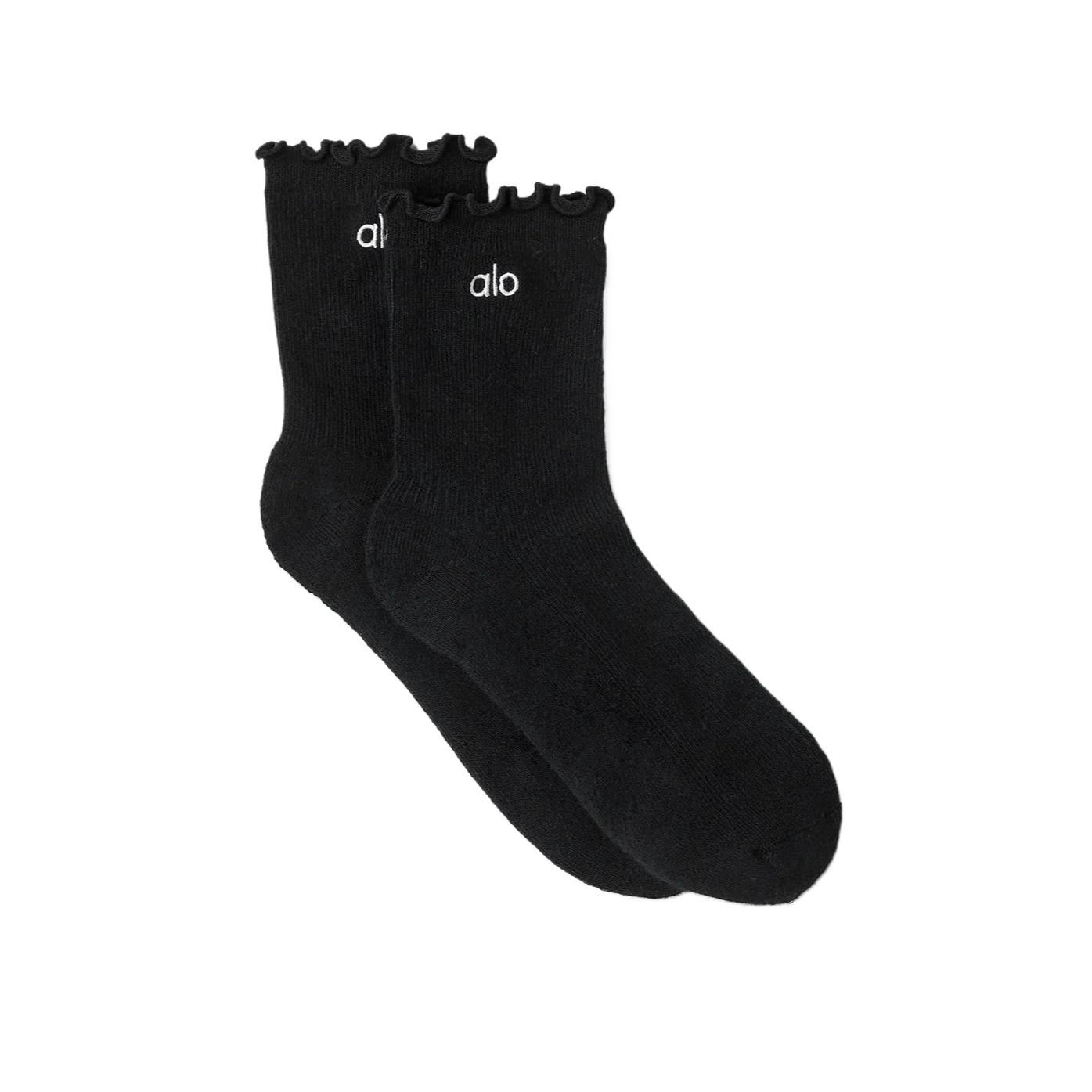Alo Yoga Lettuce Edge Sock Crew Socks Women’s
