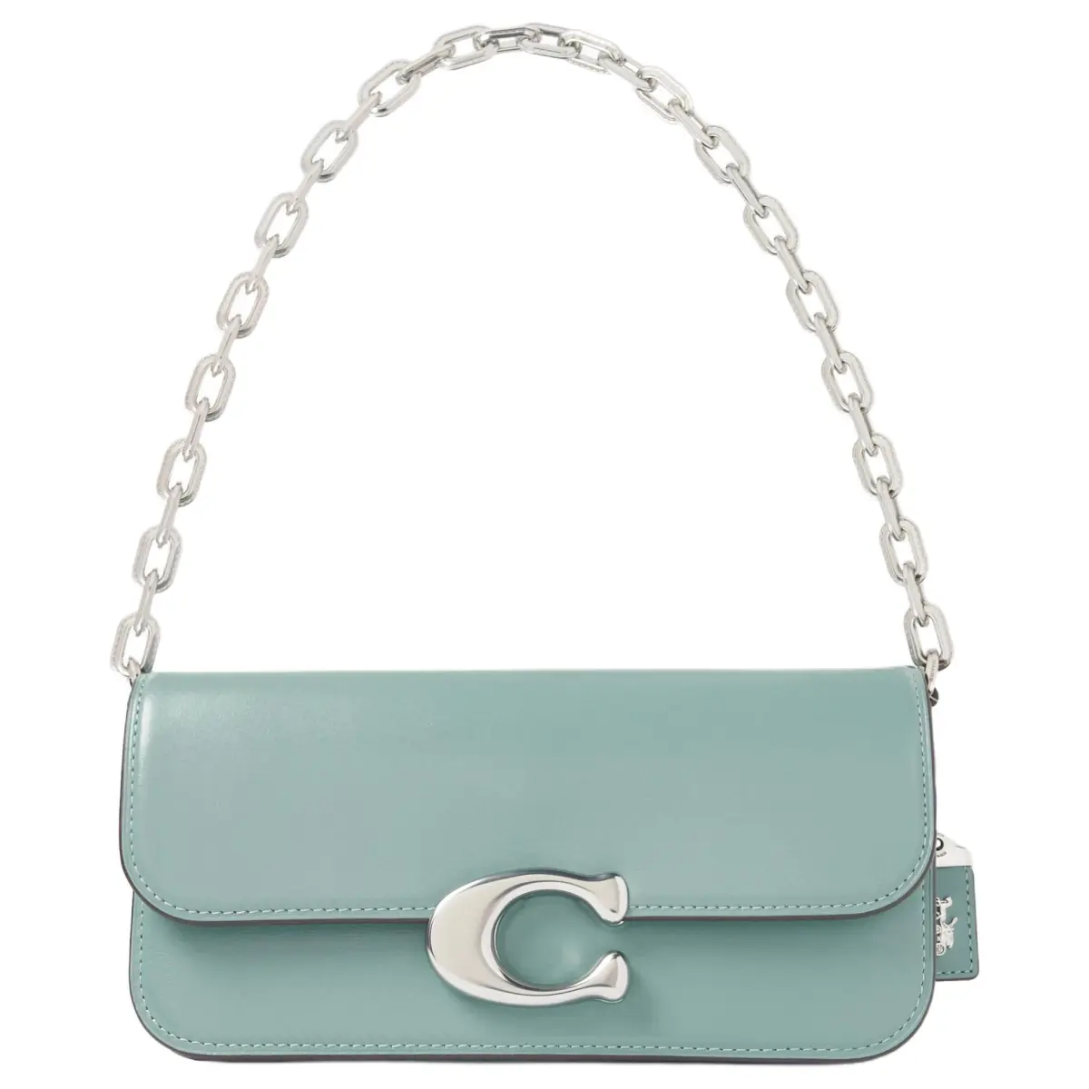 COACH IDOL Calfskin Portable Crossbody Bag, Shoulder Bag Medium Women's Blue