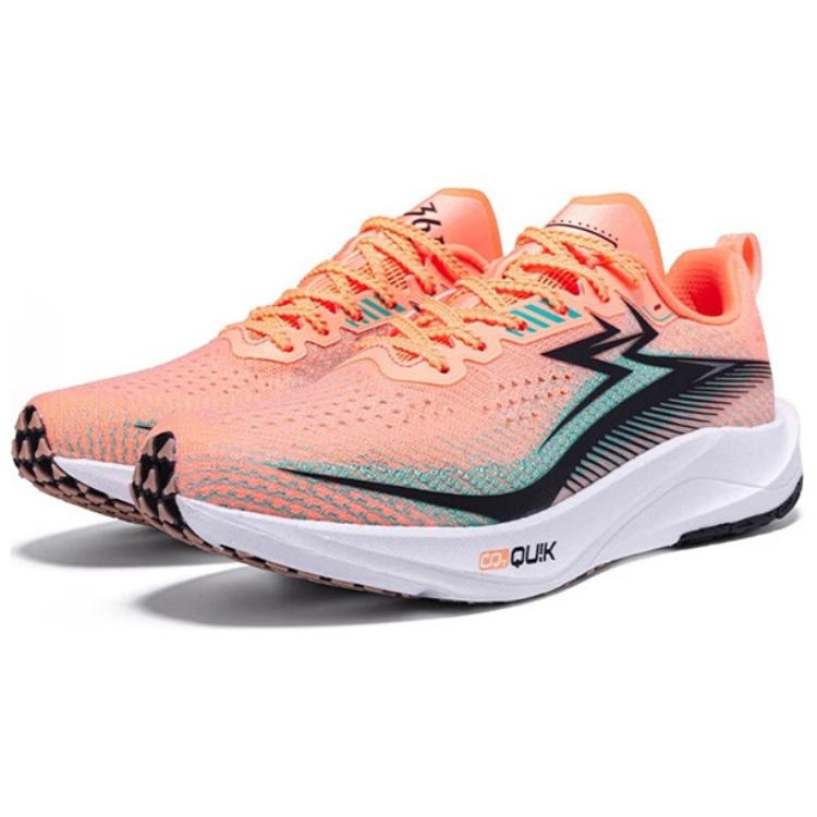 361° Abrasion Resistant Breathable Rebound Low top Casual Running Shoes Men’s Orange Green