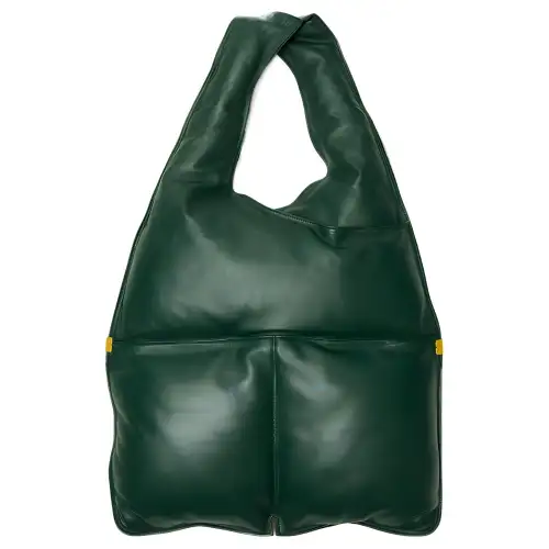 Burberry Lambskin Handbag, Shoulder Bag Women's Vine Green