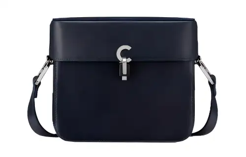 DIOR Smooth Cow Leather Shoulder Bag, Crossbody Bag Regular Women's Blue