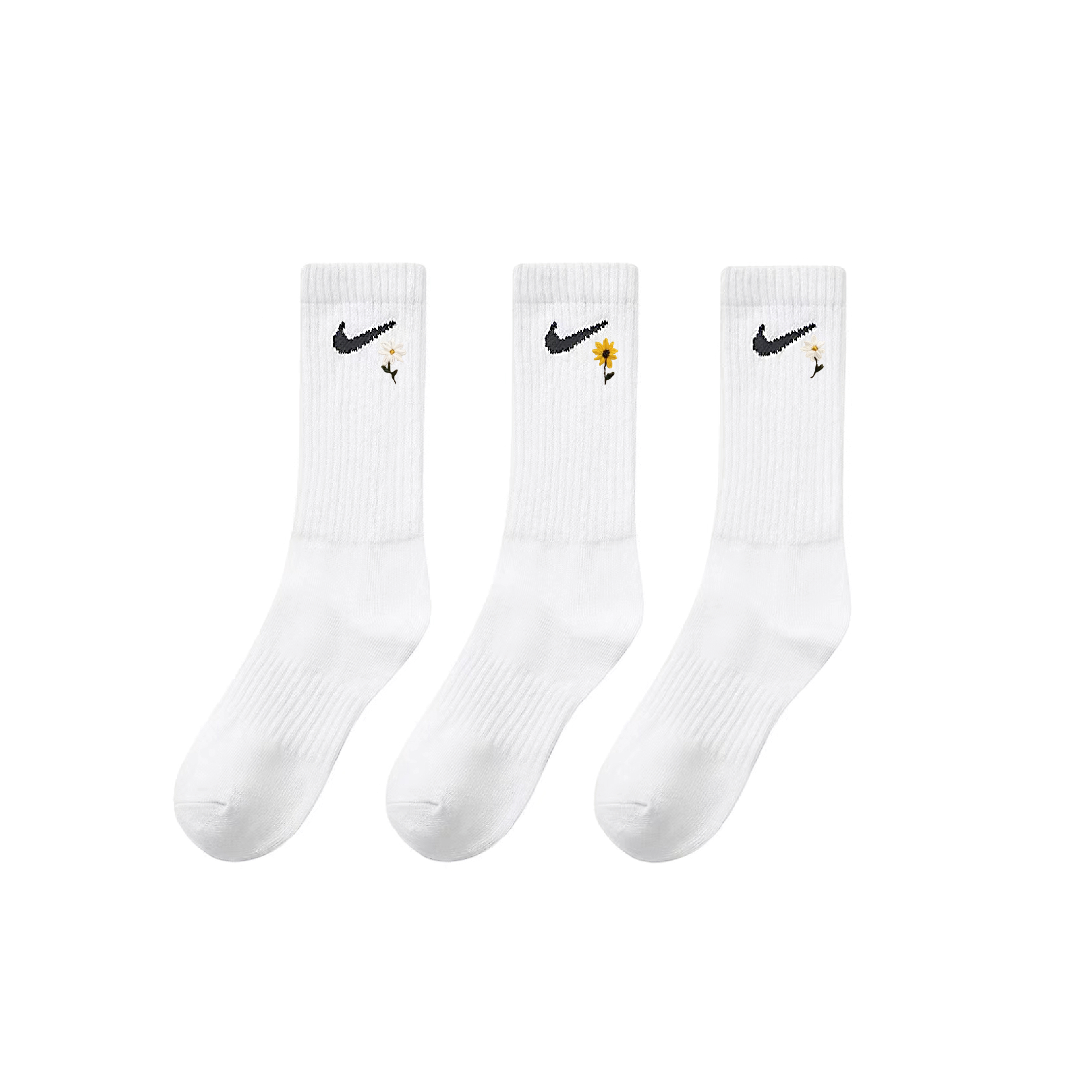Nike Crew Socks Unisex 3 Pack White