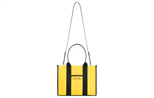 Balenciaga Canvas Tote Bag, Shopping Bag, Canvas Bag, Handbag, Crossbody Bag Women's Yellow