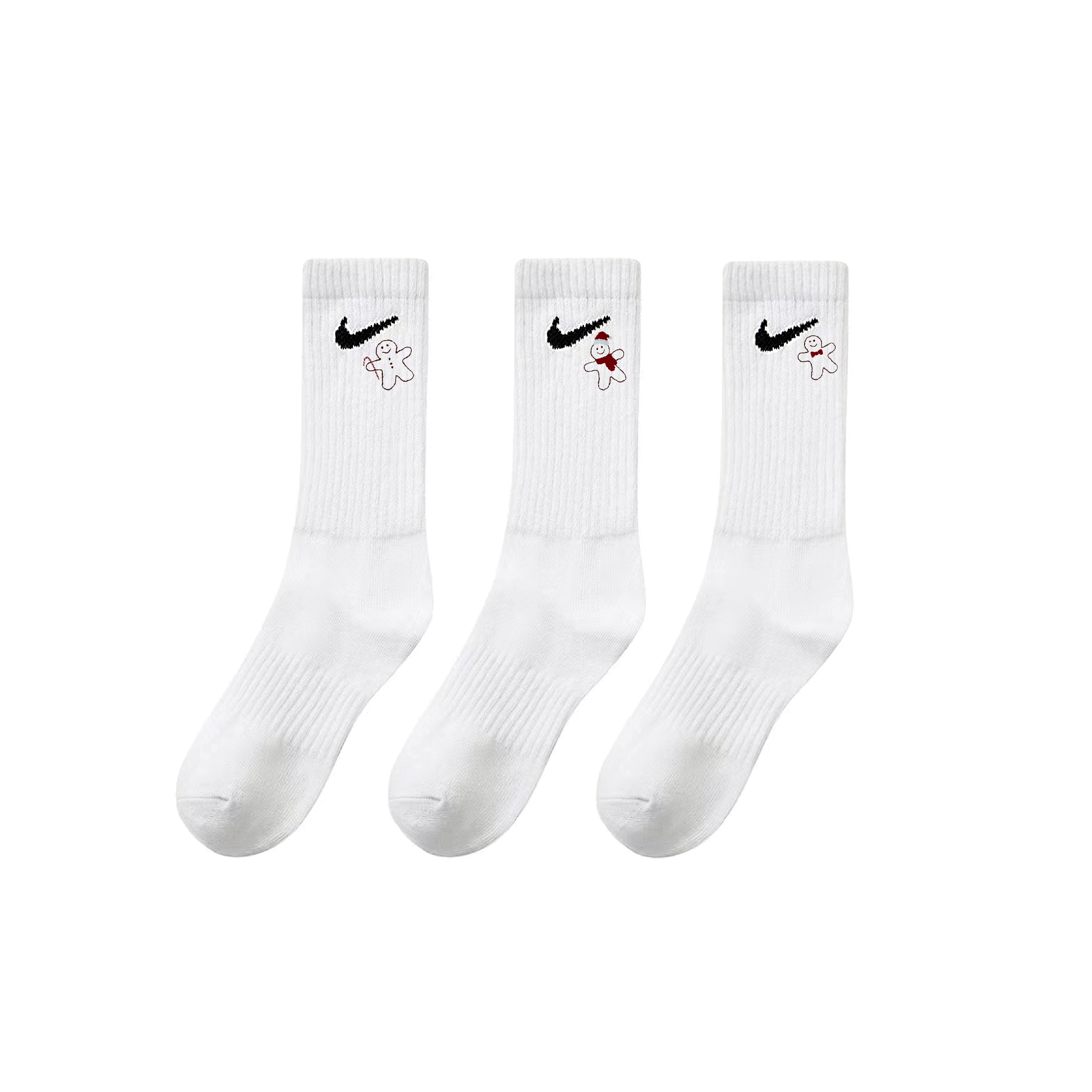 Nike Crew Socks Unisex 3 Pack White