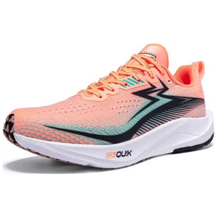 361° Abrasion Resistant Breathable Rebound Low top Casual Running Shoes Men’s Orange Green
