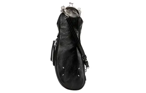 Maison Margiela Cow Leather Crossbody Bag, Shoulder Bag Women's Black