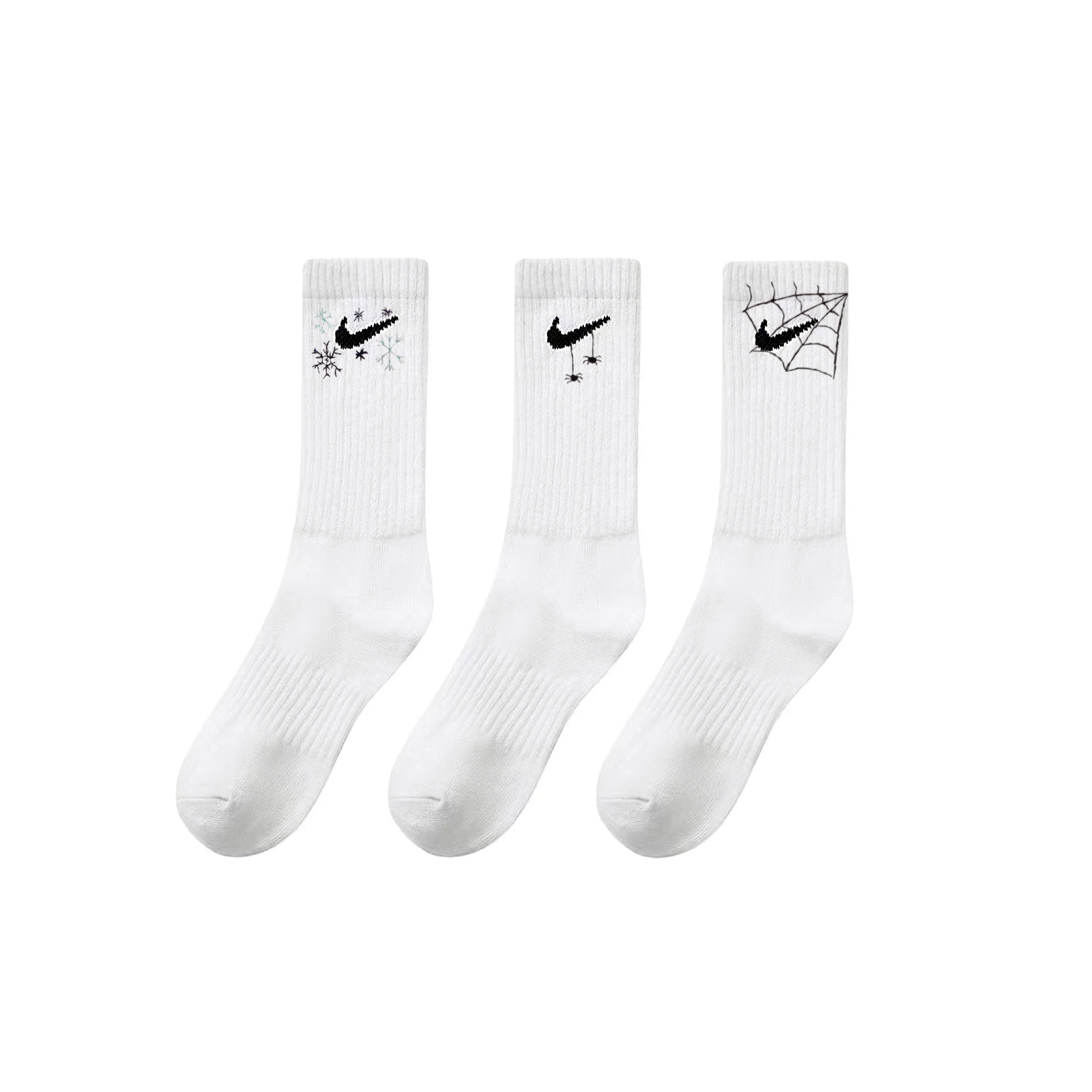 Nike Crew Socks Unisex 3 Pack White