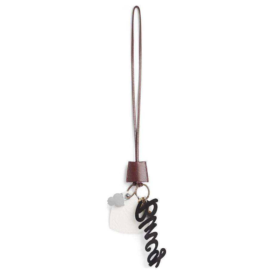 Balenciaga Genuine design silicone brass acrylic sheepskin, multicoloured pendant for men and women, for beloved