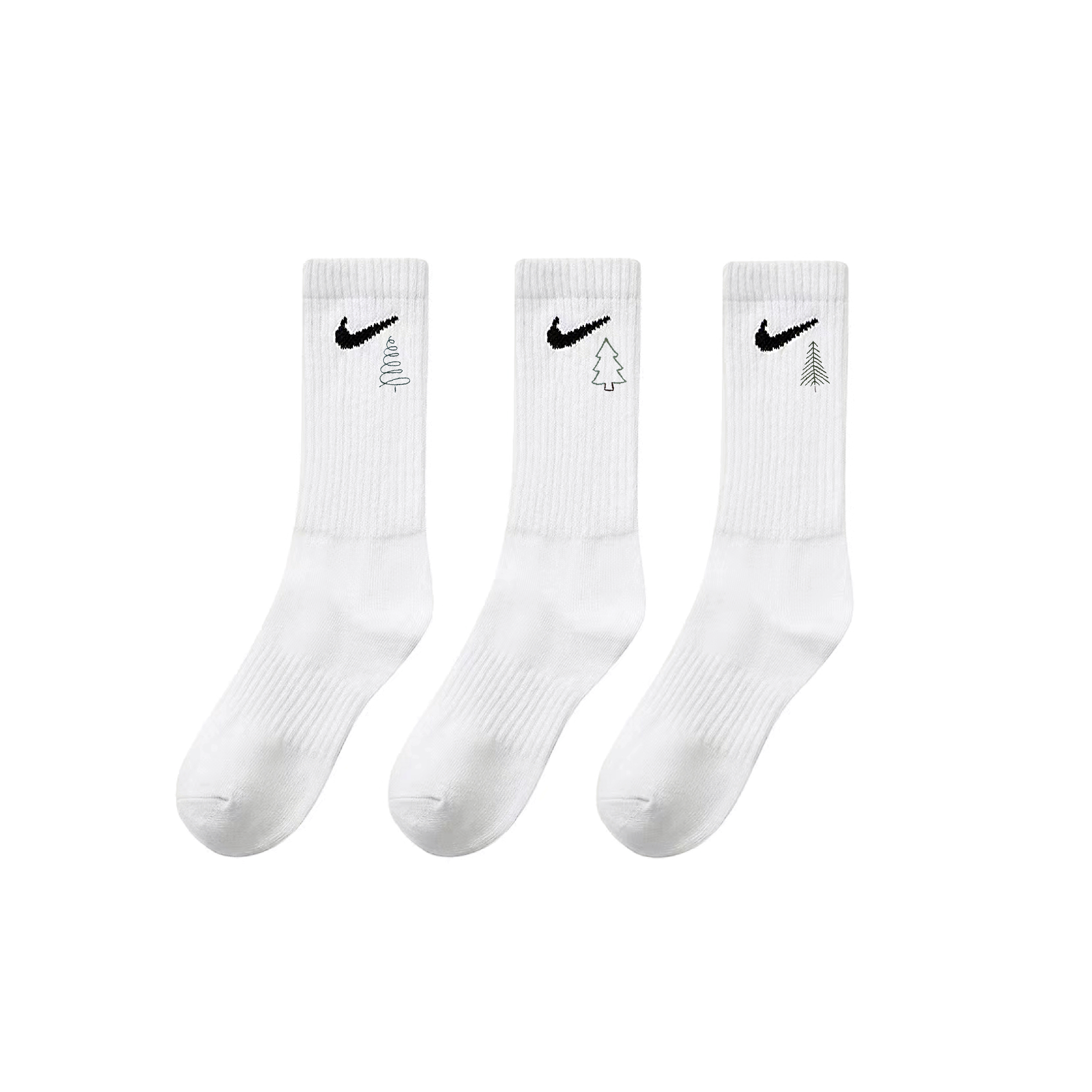 Nike Crew Socks Unisex 3 Pack White