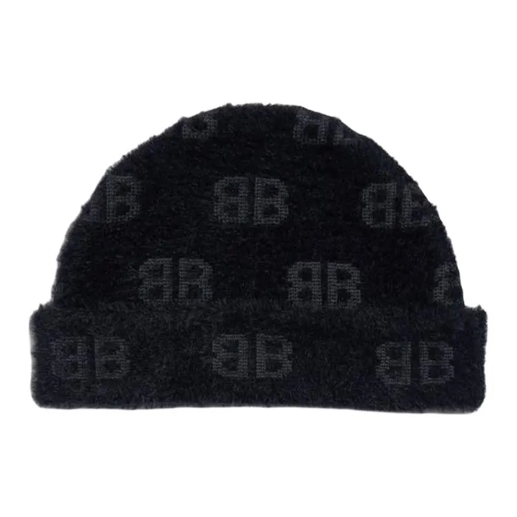 Balenciaga Wool, Polyamide Beanies Women's Black