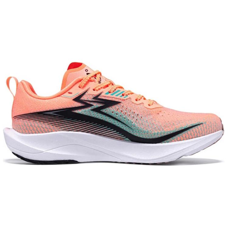 361° Abrasion Resistant Breathable Rebound Low top Casual Running Shoes Men’s Orange Green