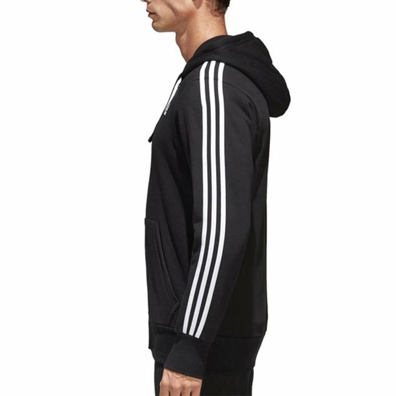 Мужская куртка adidas Retro Varsity (черная) — фото 3