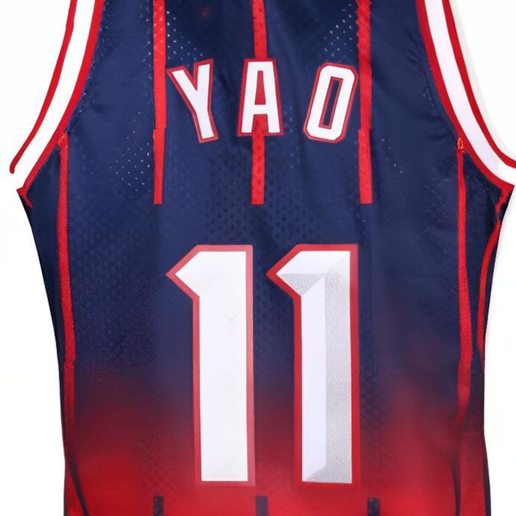 Mitchell Ness Basketball Jerseys Unisex Red Blue Moderate Straight Fit