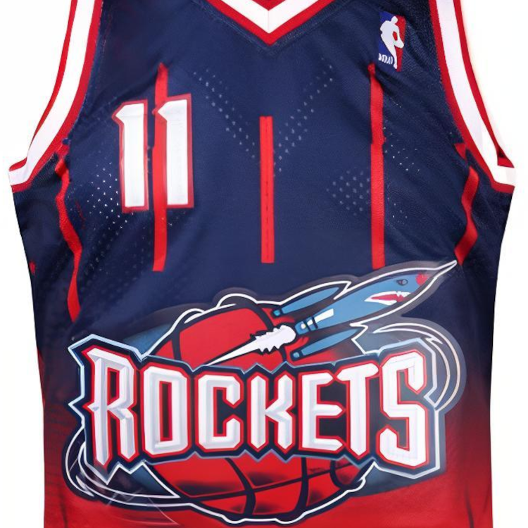 Mitchell Ness Basketball Jerseys Unisex Red Blue Moderate Straight Fit