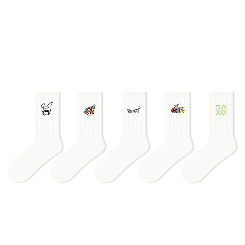 Primeet Crew Socks Unisex 5 Pack