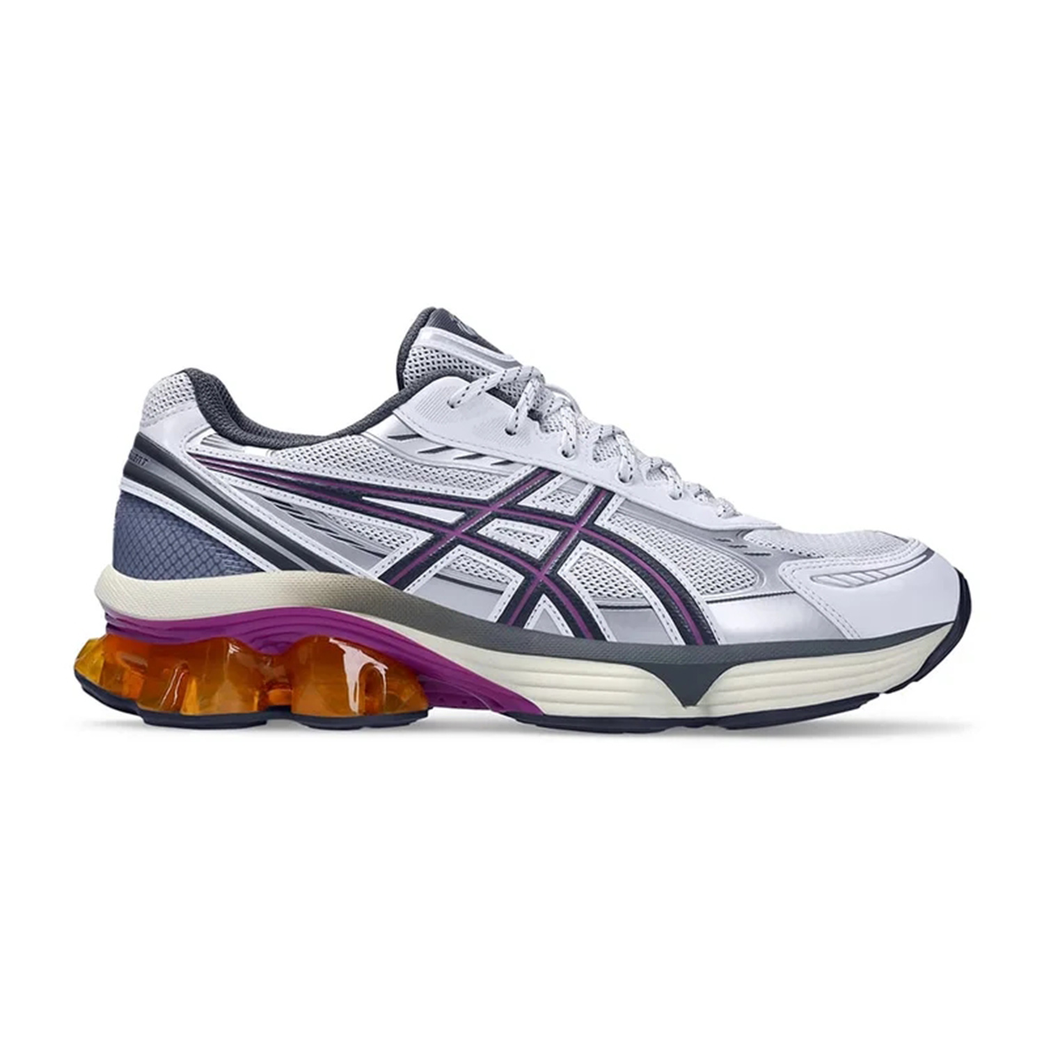 ASICS Gel Kinetic Fluent White Truffle Grey