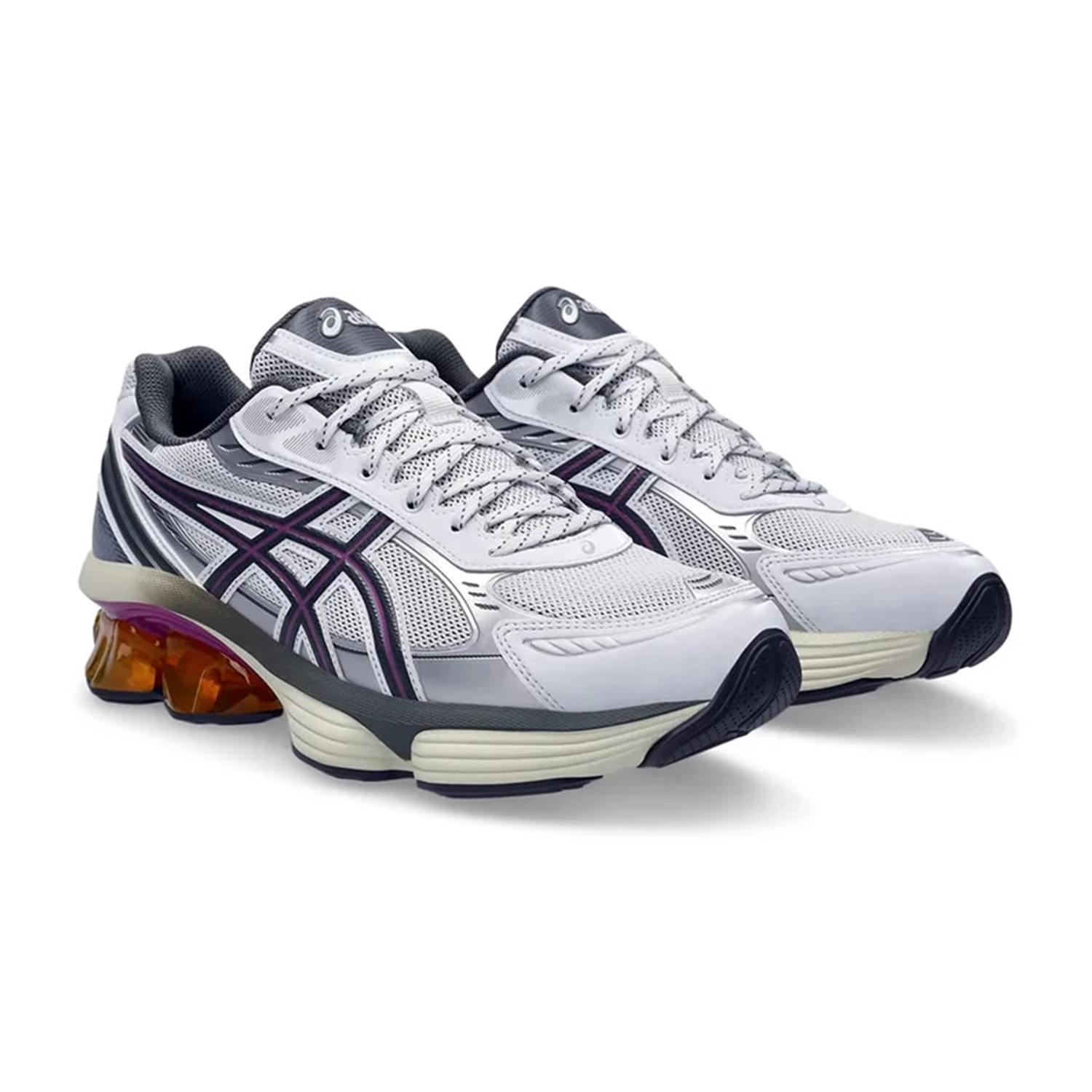 ASICS Gel Kinetic Fluent White Truffle Grey