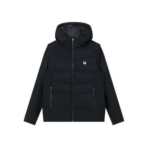 FILA ATHLETICSFitness Down Jacket Men's Pitch Black