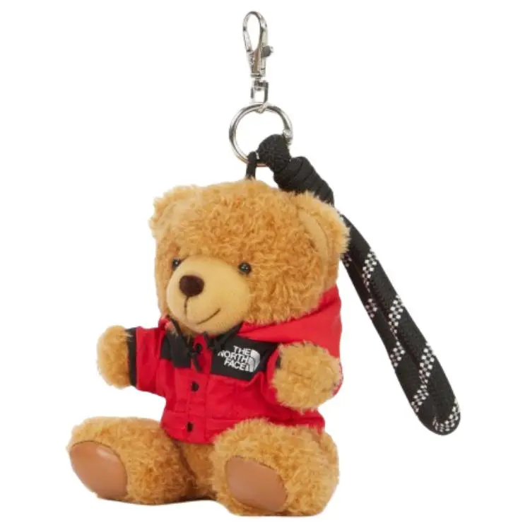 THE NORTH FACE Brand Logo Polyester Keychains Men's Brown