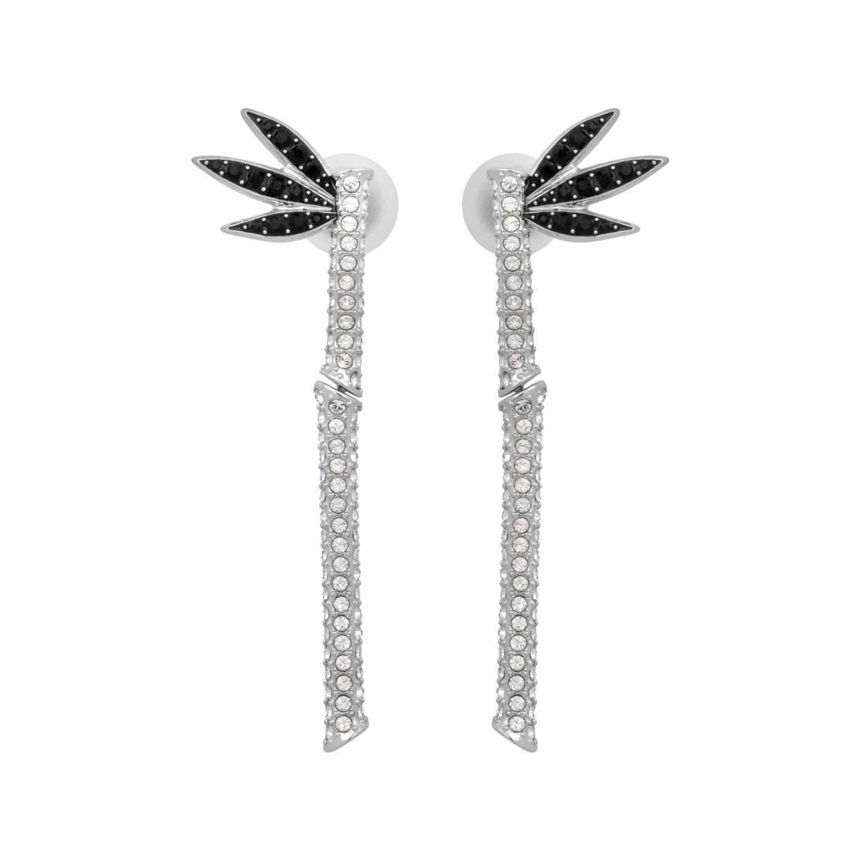 Женские серьги Swarovski (серебристые)