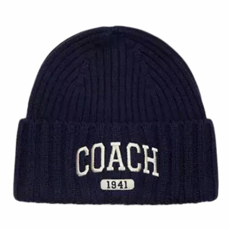Шапка COACH (синяя)