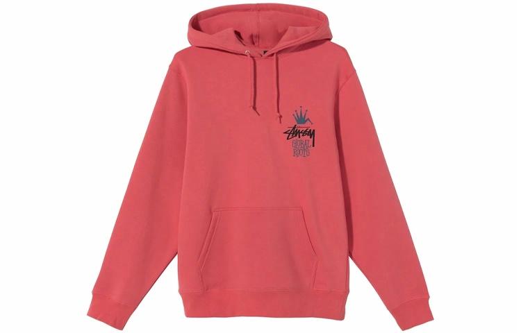 Худи Stussy GLOBAL ROOTS HOOD Logo (черный) — фото 7