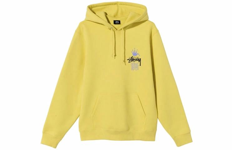 Худи Stussy GLOBAL ROOTS HOOD Logo (черный) — фото 9