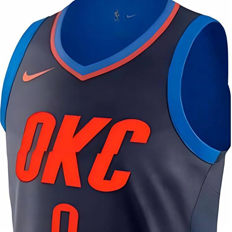 Мужская майка Nike NBA AU (синяя) — фото 3