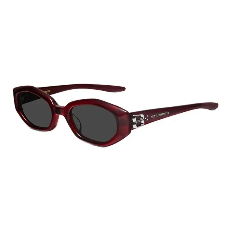 GENTLE MONSTER Irregular Shape Sunglasses Unisex Red
