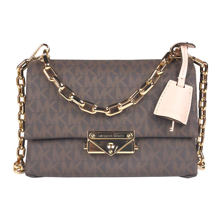 MICHAEL KORS Cece PVC Crossbody Bag, Shoulder Bag Women's Pink & Brown
