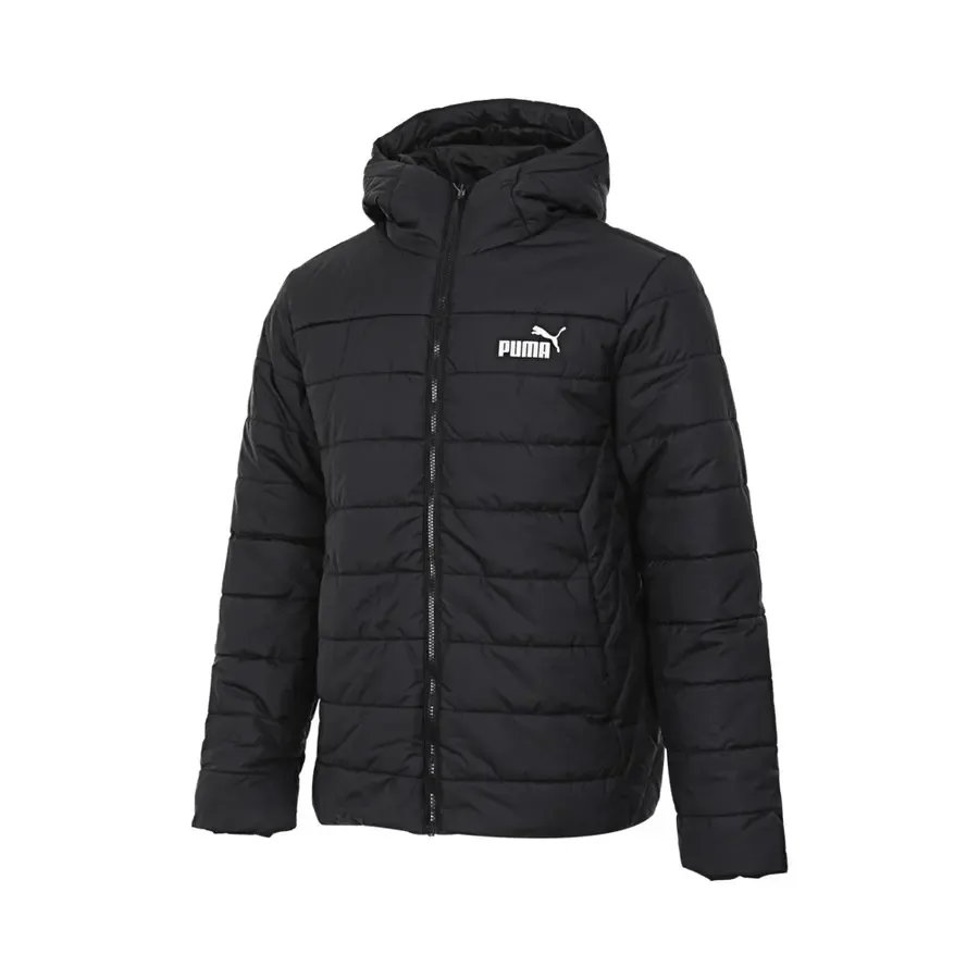 PUMA Ess Hooded Padded Puffer Jacket Men's Black