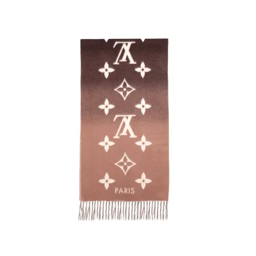LOUIS VUITTON REYKJAVIK GRADIENT Cashmere Knit Scarves Women's