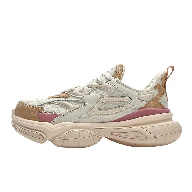 FILA NUCLEO Fashion Low top Chunky Sneakers Women's Tofu White