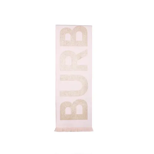 Burberry Wool Knit Scarves Women's Camel