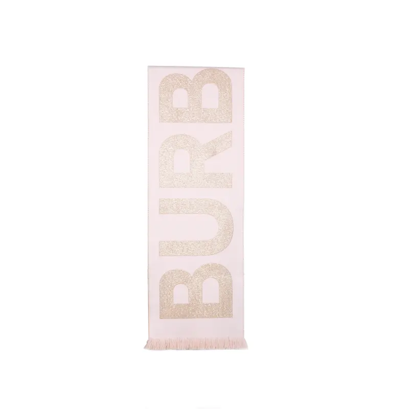 Burberry Wool Knit Scarves Women's Camel