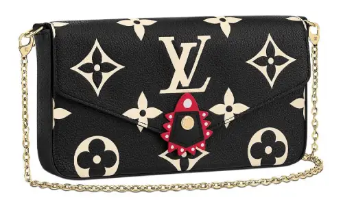 LOUIS VUITTON Crafty Felicie Pochette Black