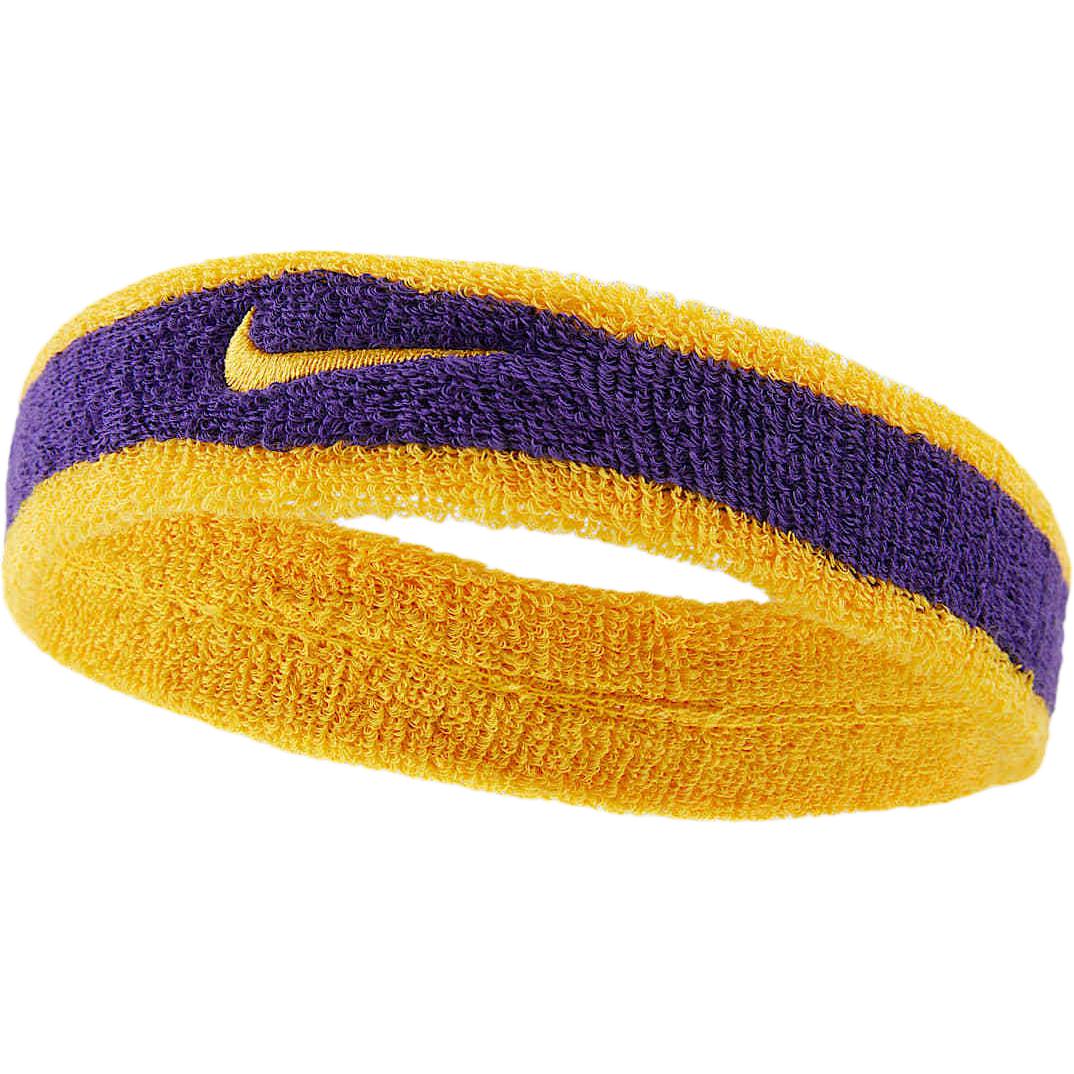 Повязка на голову Nike (золото-фиолетовая)