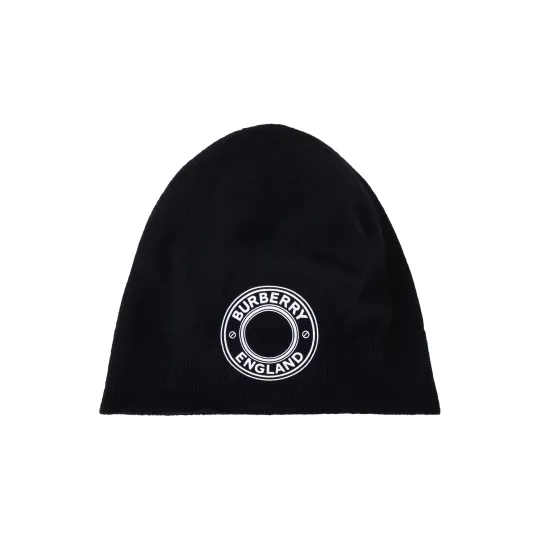 Burberry Logo Graphic Cashmere Blend Beanie